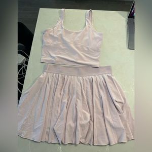 ARTIZIA- TNA Action tennis skirt and tank top